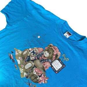 VTG 90s Fruit Of The Loom Heavy Cotton Lady XXL T Shirt Mother’s Work Never Done